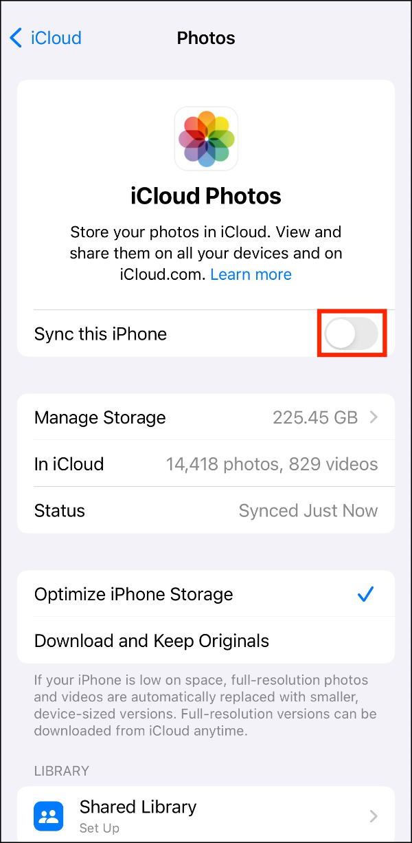 iCloud Photos > Enable.jpeg