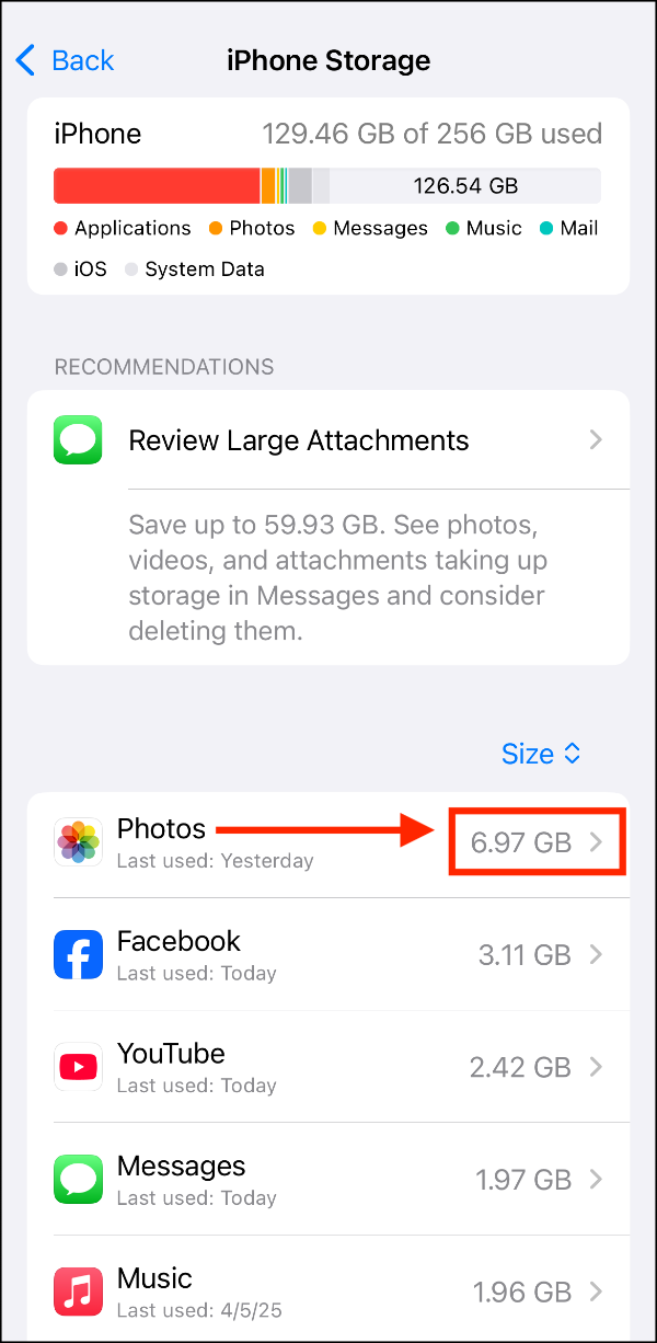 iPhone Storage (with Recommendations) > Photos.png